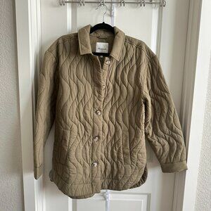 Madewell Green Quilted Jacket - M